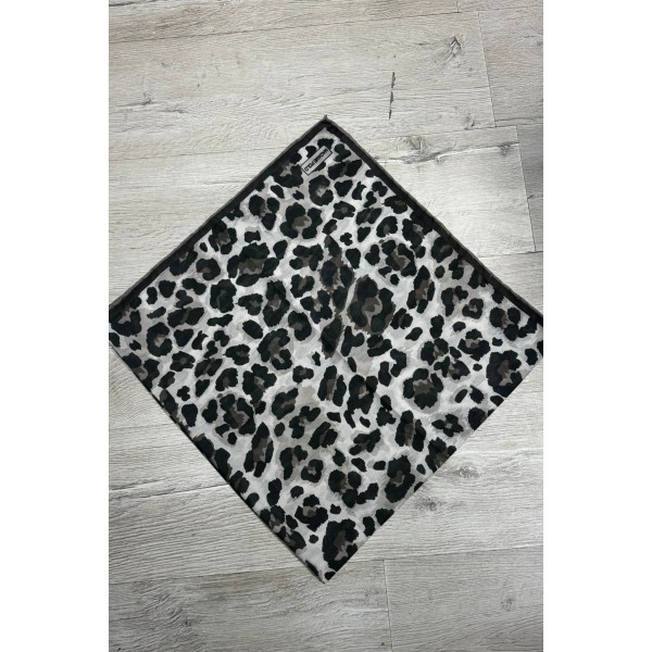 Dijital Soft Leopar Eşarp 01SV